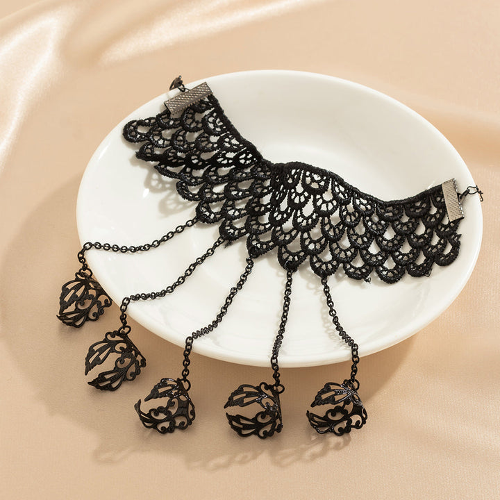 Sollina - Lace Finger Wrist Chain Rings Bracelet