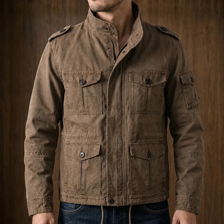 Moahan - Multi-Pocket Utility Jacket