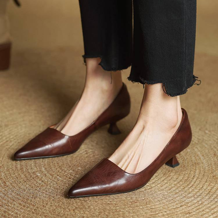 Samra - Genuine Leather Pumps