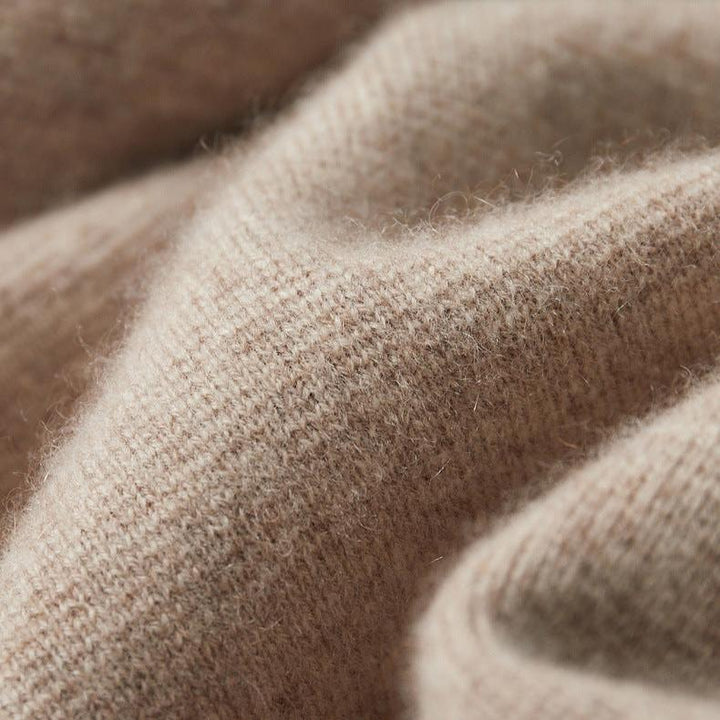 Keelon - Elegant Zip-Up Wool Sweater