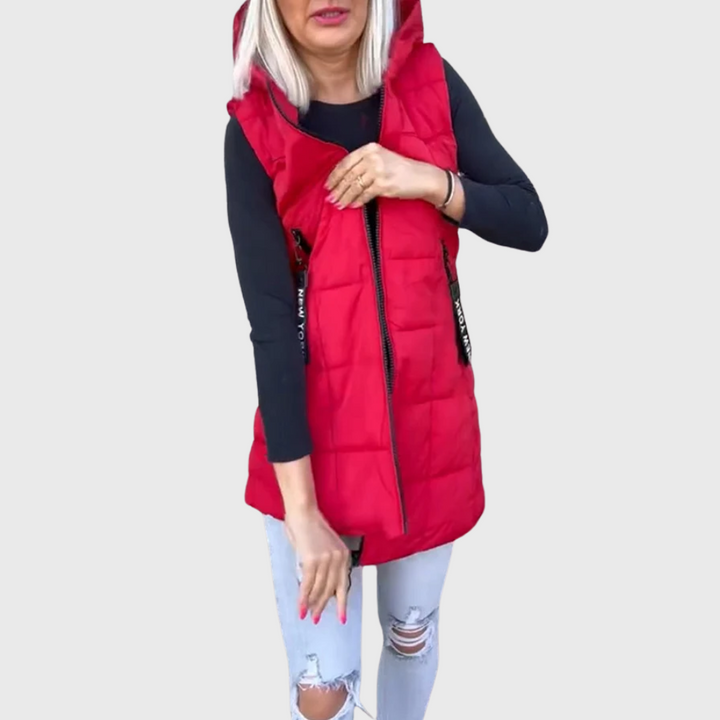 Alima - Sleeveless Padded Coat