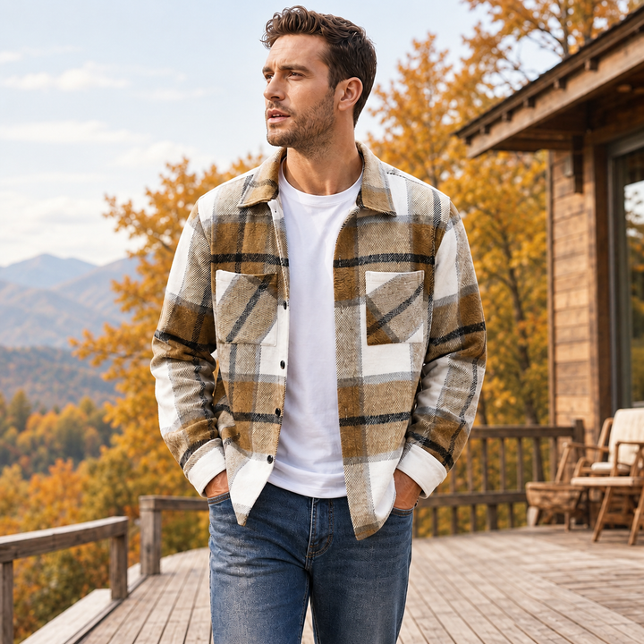 Erwan - Long Sleeve Button-Up Shirt