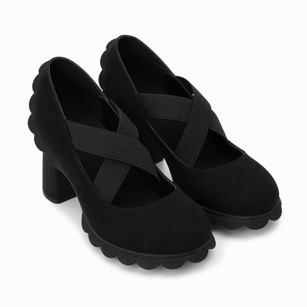 Magela - Mary Jane Style Shoes With Crossed Straps