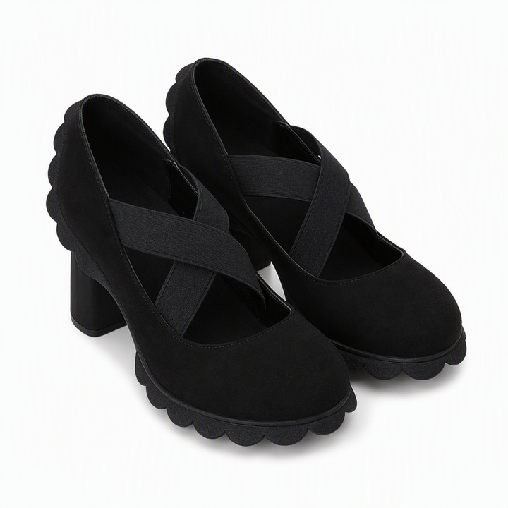 Magela - Mary Jane Style Shoes With Crossed Straps