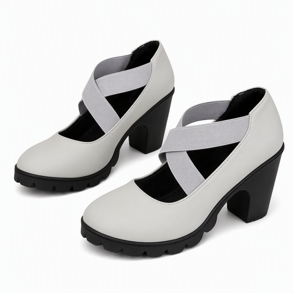 Magela - Mary Jane Style Shoes With Crossed Straps