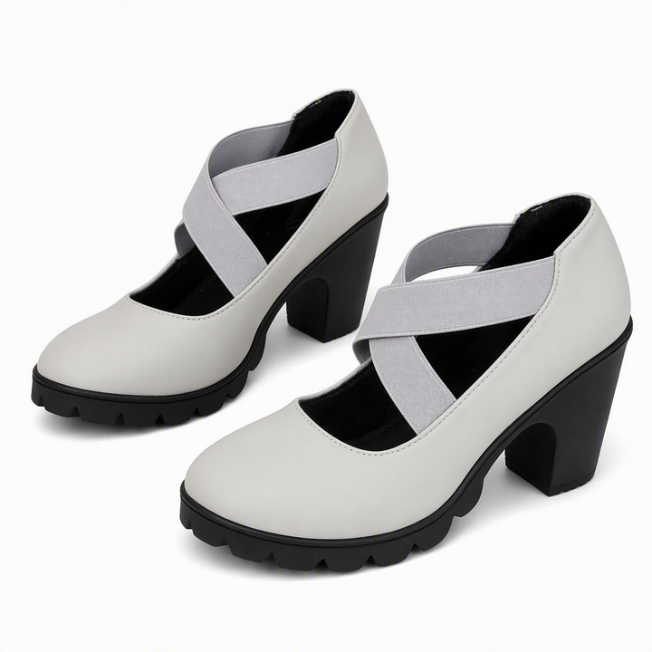 Magela - Mary Jane Style Shoes With Crossed Straps