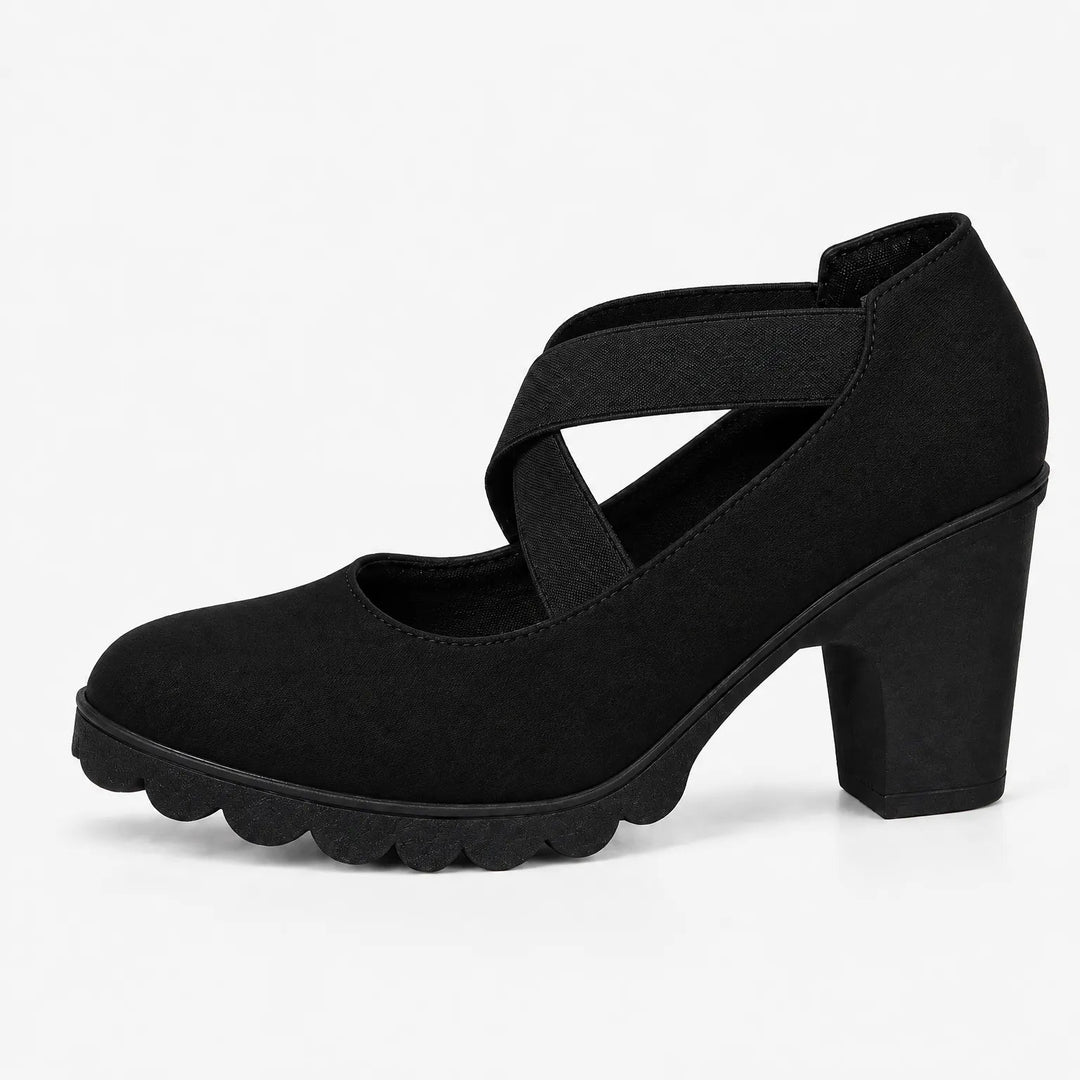 Magela - Mary Jane Style Shoes With Crossed Straps