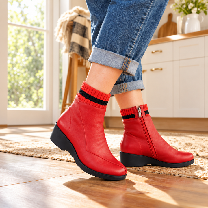 Nickia - Ankle Boot With Side Zipper