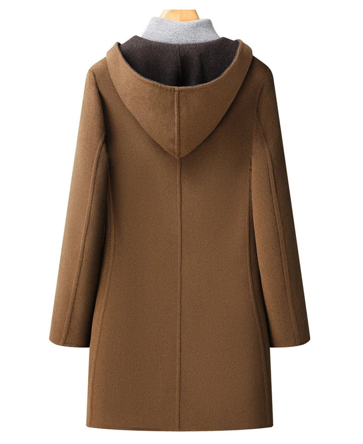 Teagan - Wool Hooded Overcoat