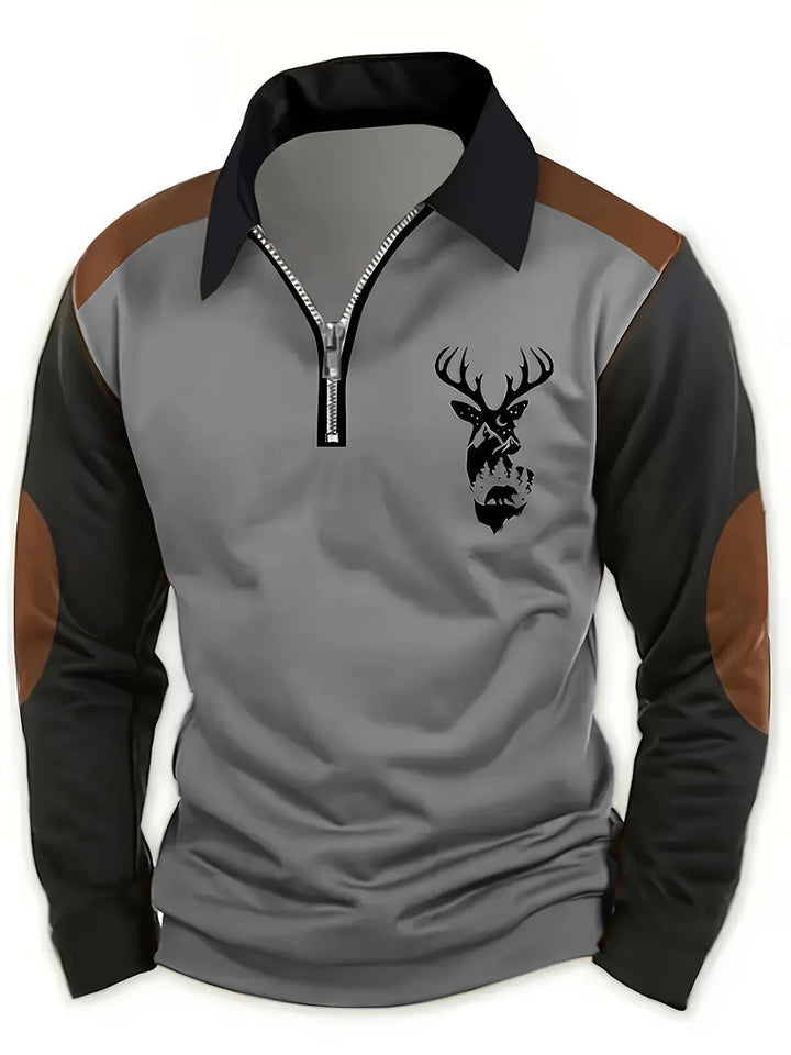 Lymann - Deer Graphic Long Sleeve Shirt
