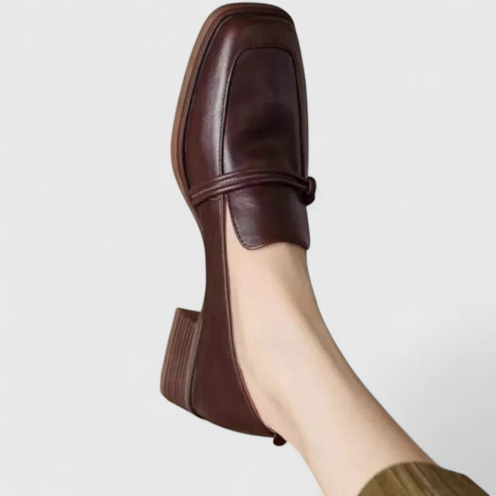 Esmer - Loafers With Square Toe and Block Heel