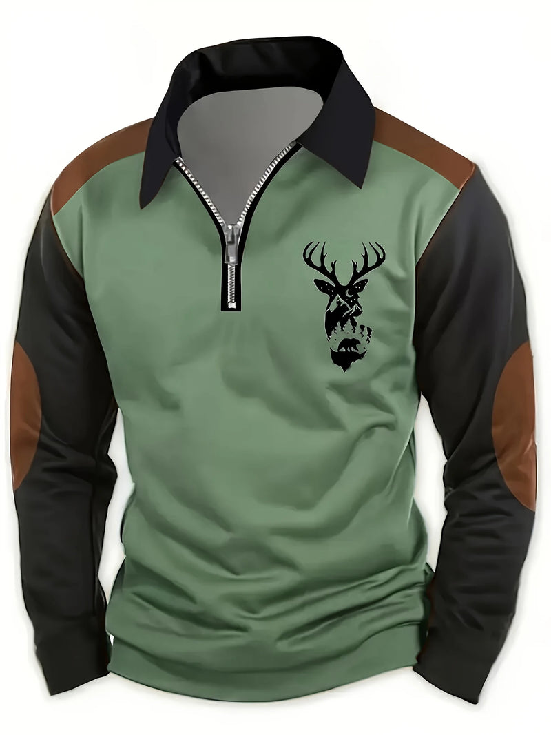 Lymann - Deer Graphic Long Sleeve Shirt