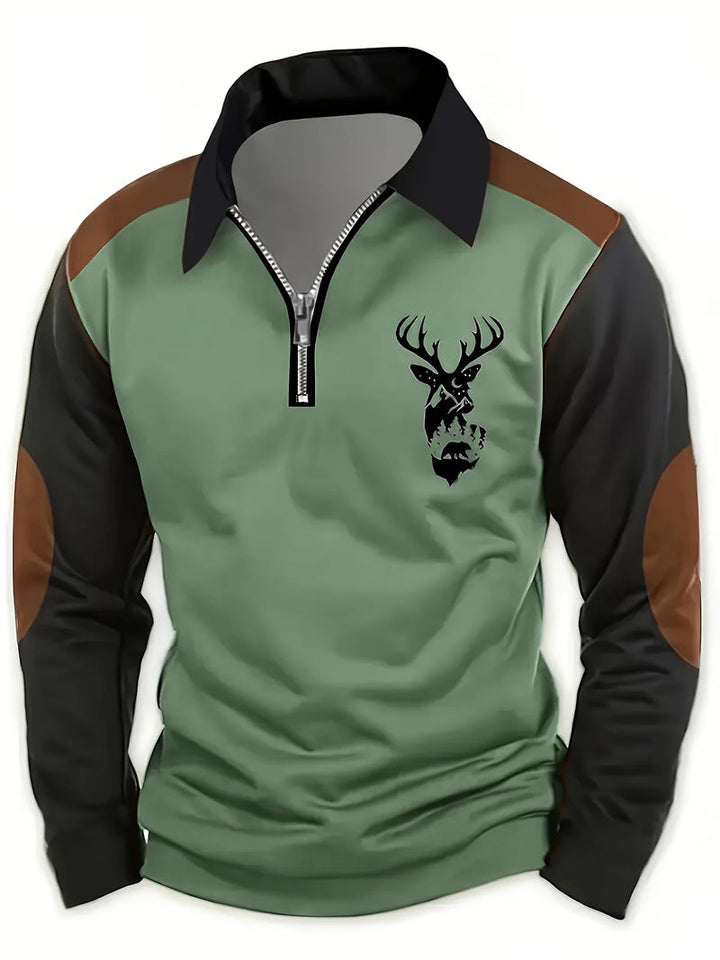 Lymann - Deer Graphic Long Sleeve Shirt