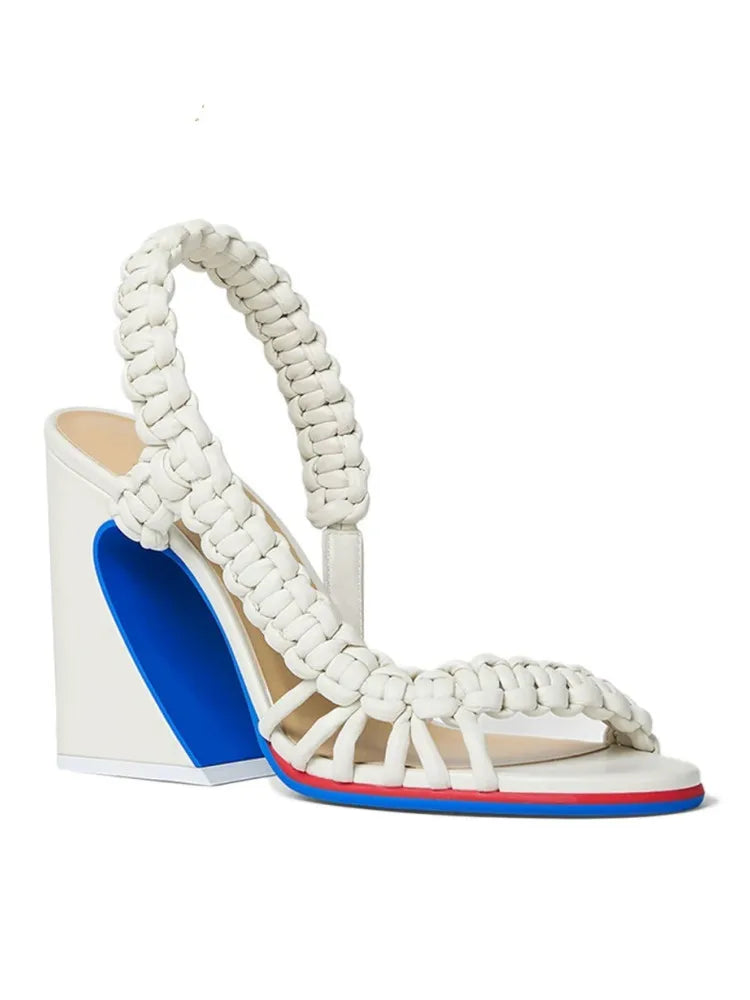 Sanna - Braided Heel Sandal