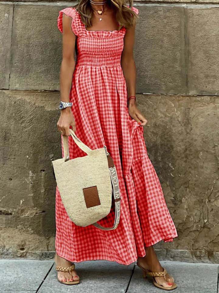Jayne - Sleeveless Square Neck Maxi Dress