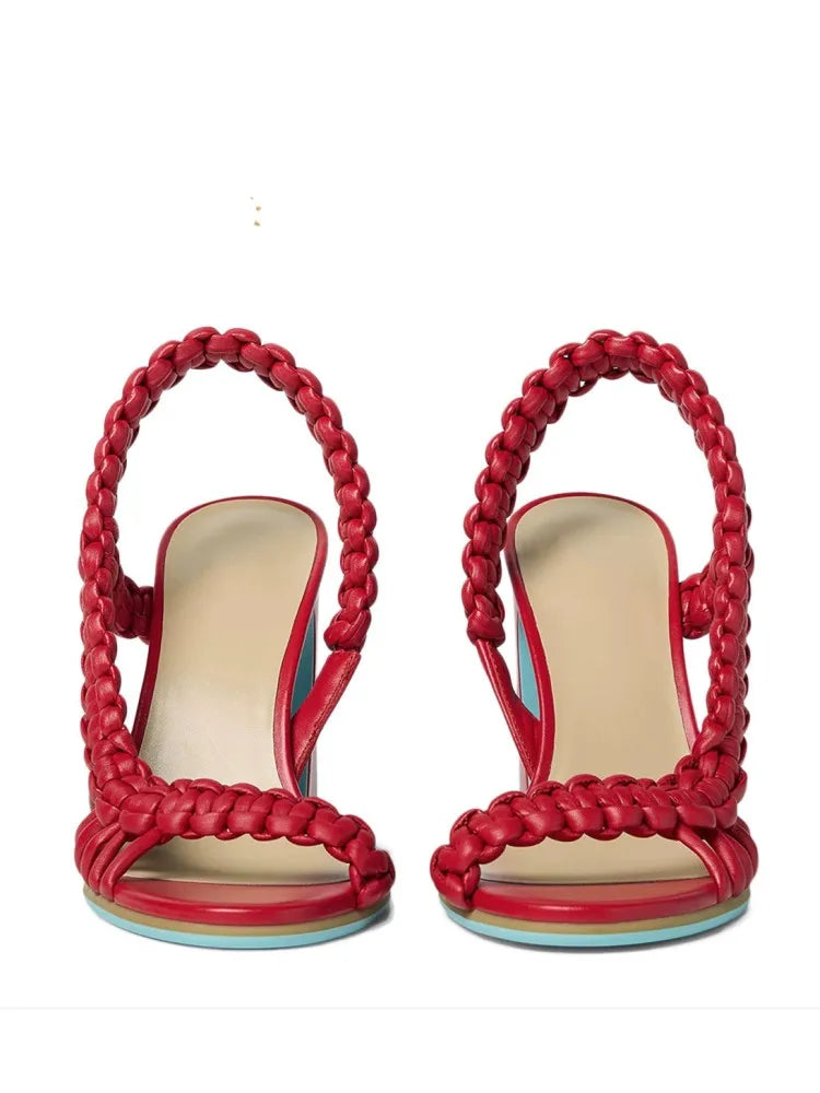Sanna - Braided Heel Sandal