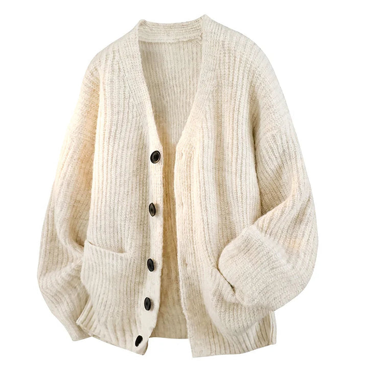 Soumaila - Relaxed V-Neck Cardigan