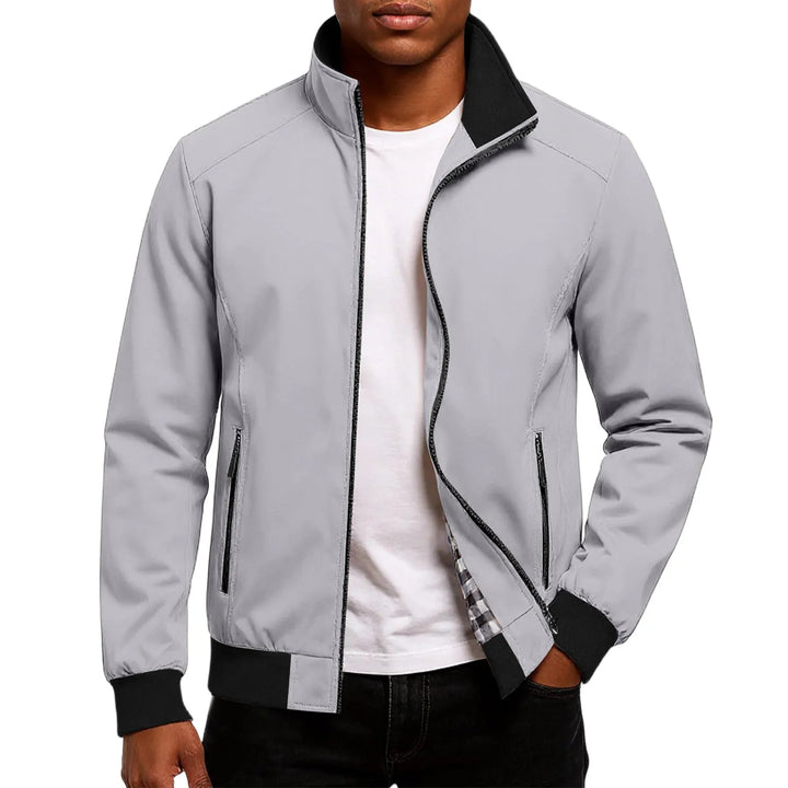 Zynkal - Bomber Jacket With Stand Collar