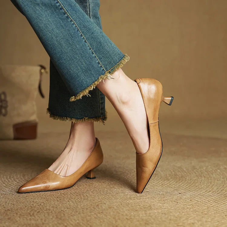 Samra - Genuine Leather Pumps
