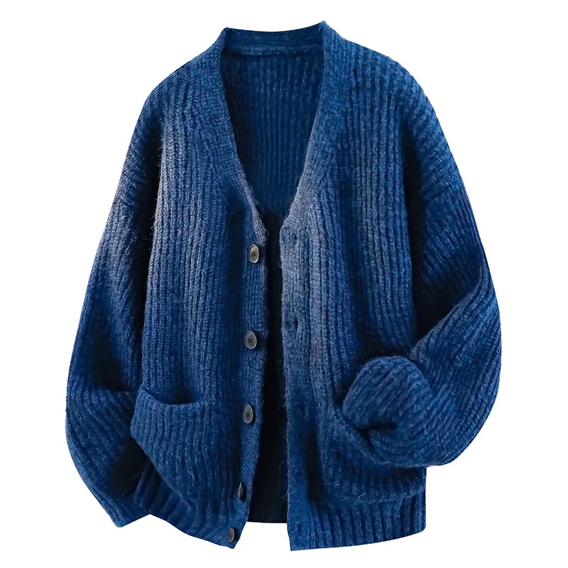 Soumaila - Relaxed V-Neck Cardigan