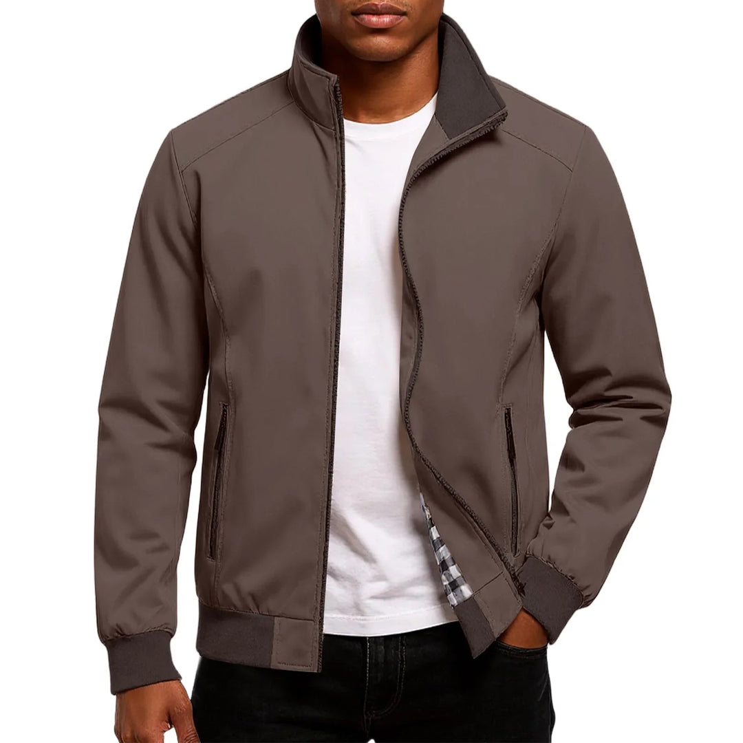 Zynkal - Bomber Jacket With Stand Collar