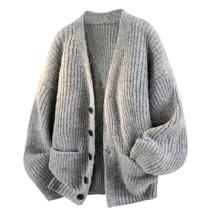 Soumaila - Relaxed V-Neck Cardigan