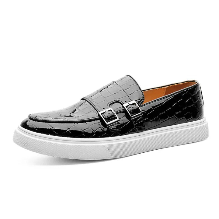Loic - Crocodile Pattern Loafer