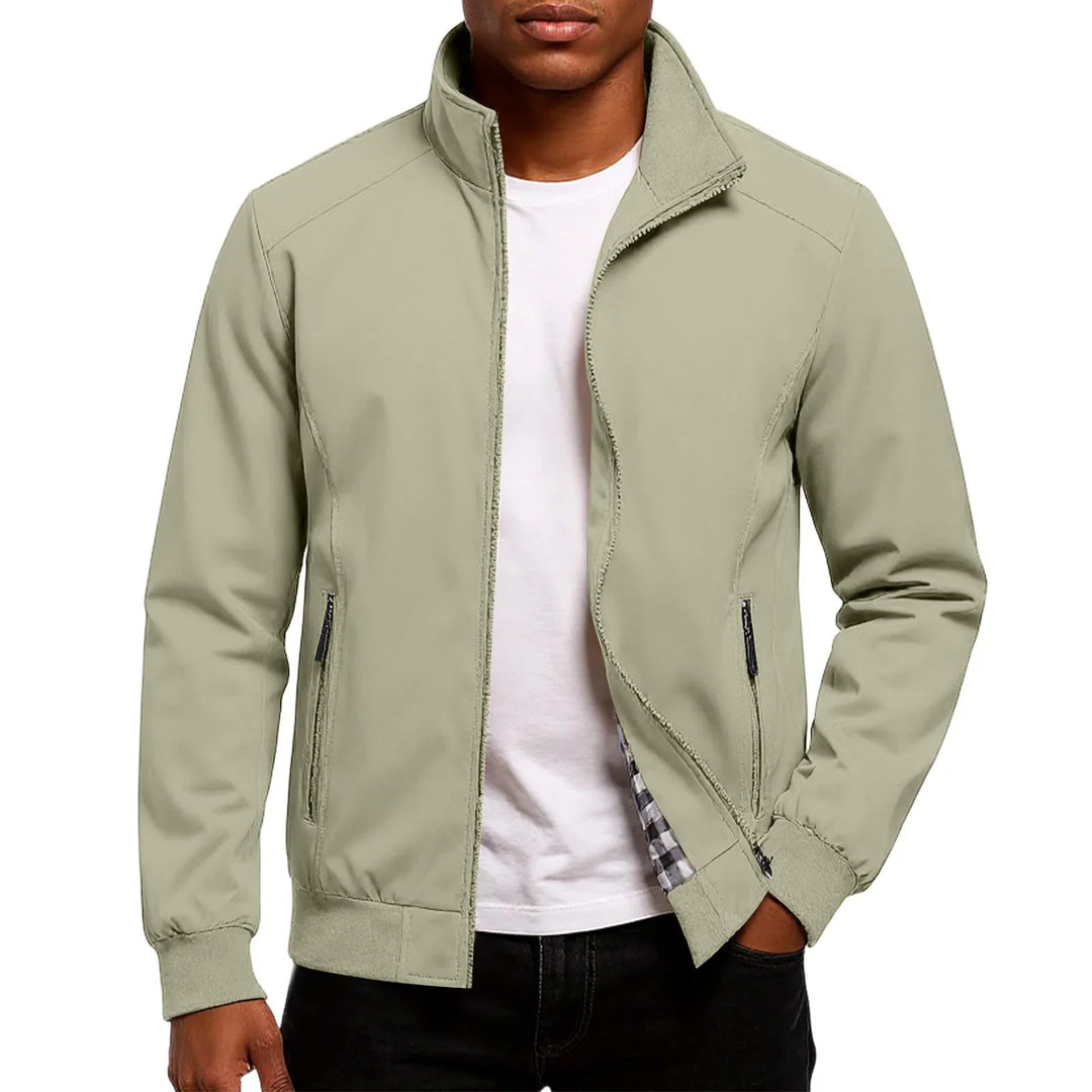 Zynkal - Bomber Jacket With Stand Collar