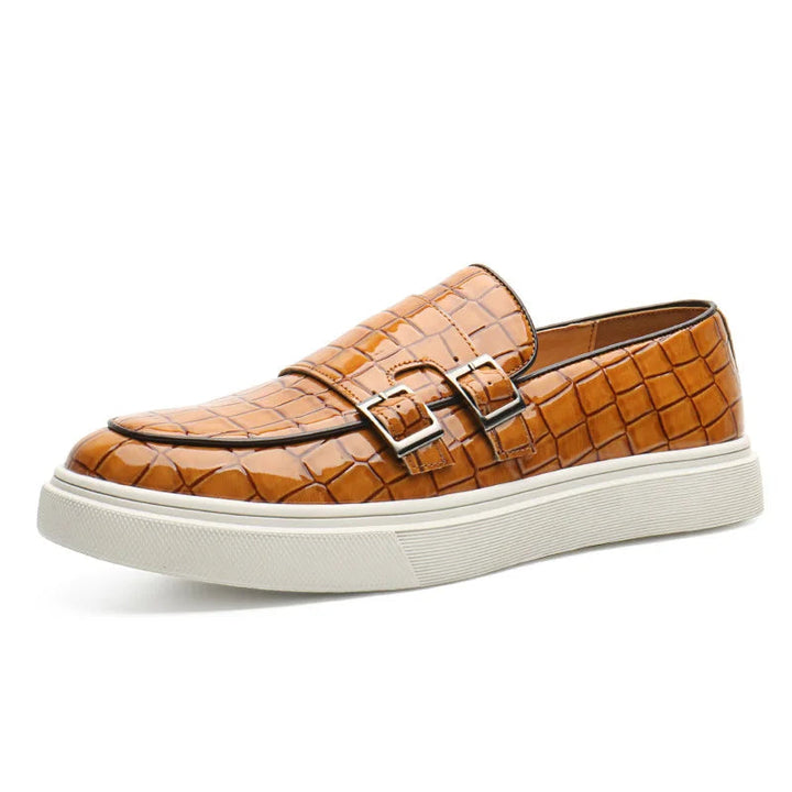 Loic - Crocodile Pattern Loafer