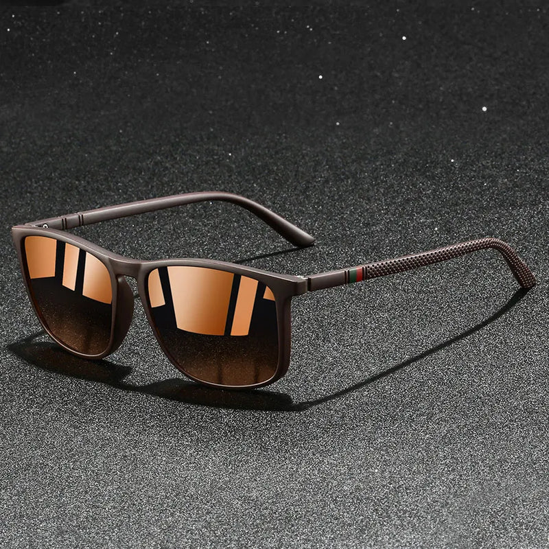 VeloraVision - Square-Frame Polarized UV Protection Sunglasses