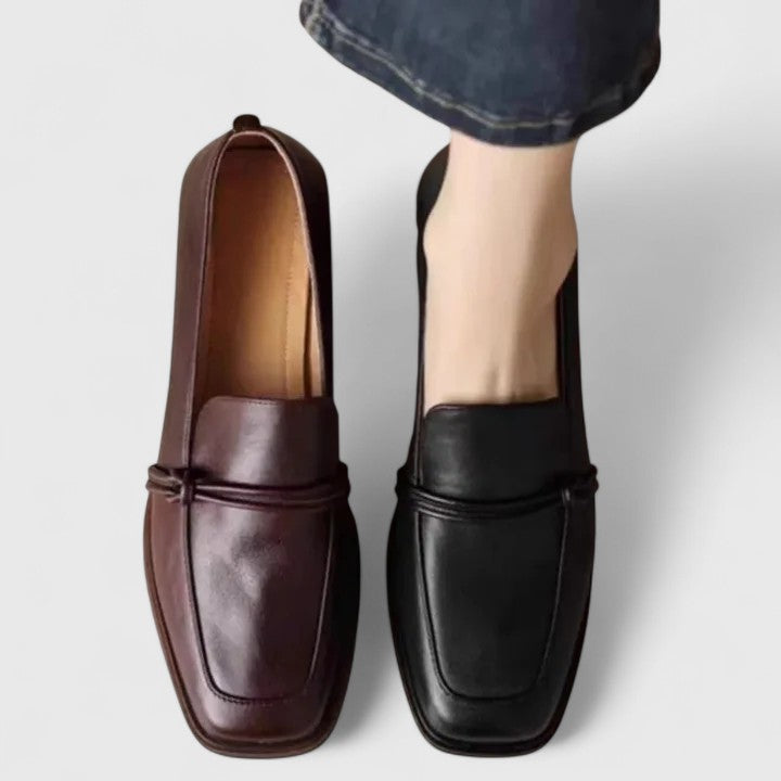 Esmer - Loafers With Square Toe and Block Heel