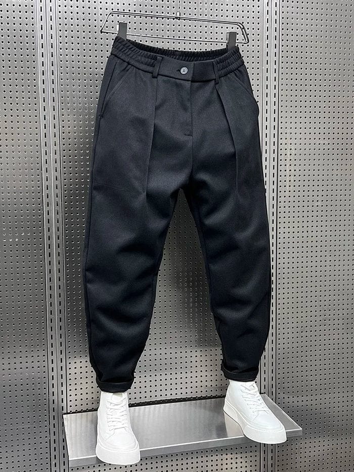 Lizandro - High Waist Pleated Tapered Trousers