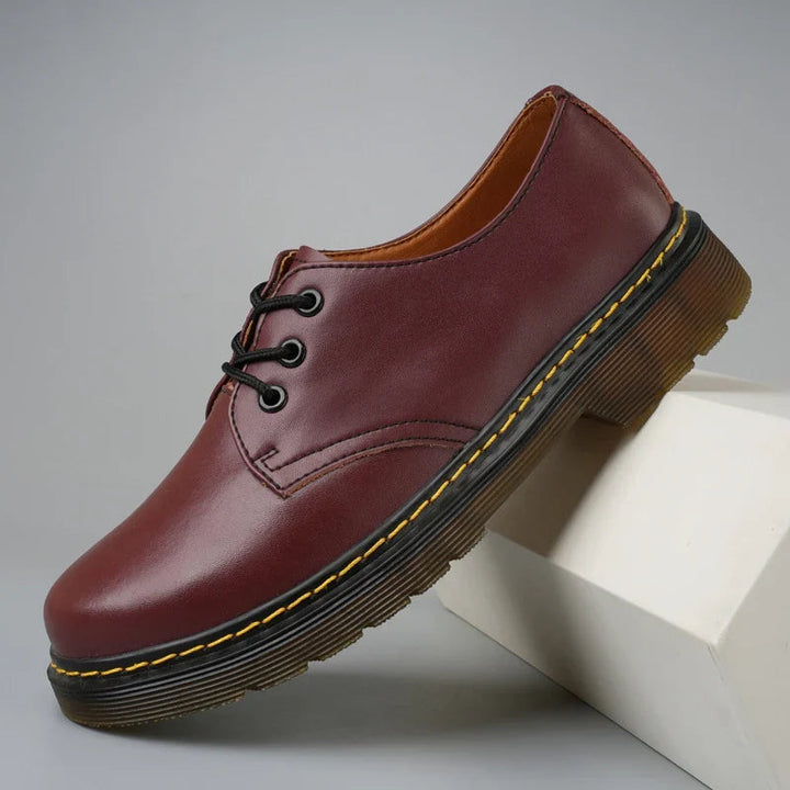 Nyklas - Lace-Up Derby Shoes With Contrast Sole Stitching