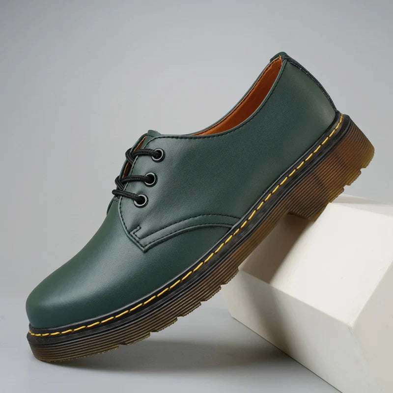 Nyklas - Lace-Up Derby Shoes With Contrast Sole Stitching