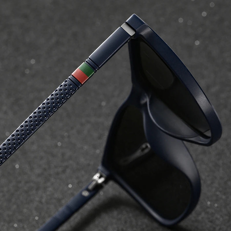 VeloraVision - Square-Frame Polarized UV Protection Sunglasses