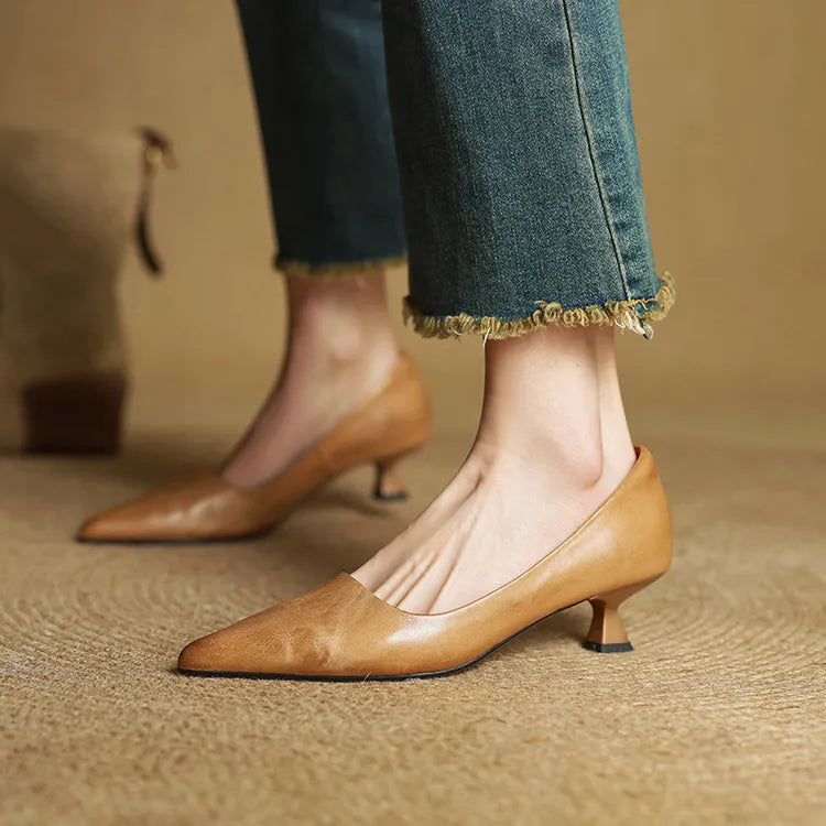 Samra - Genuine Leather Pumps