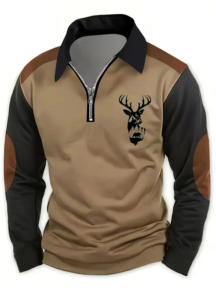 Lymann - Deer Graphic Long Sleeve Shirt