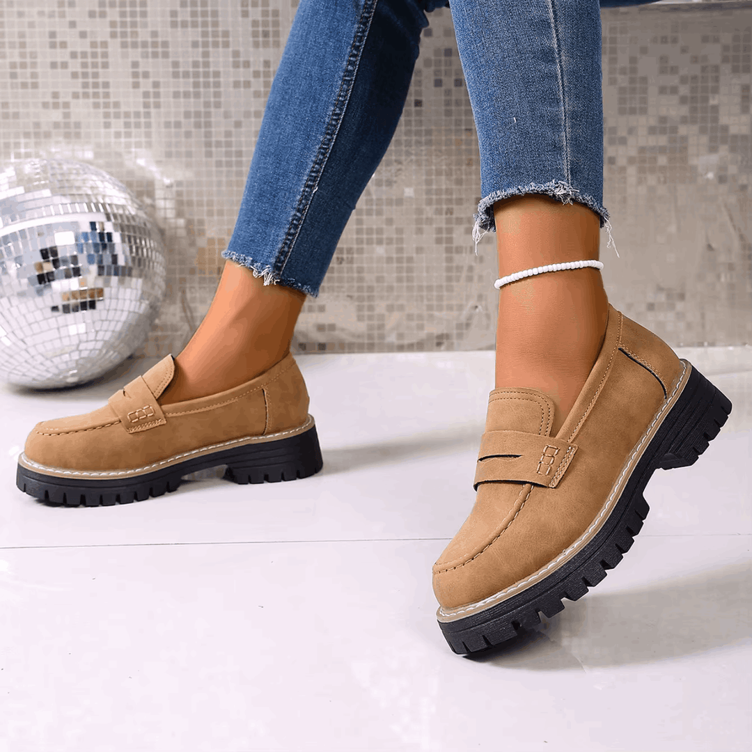 Jasha - Round Toe Non-Slip Loafer