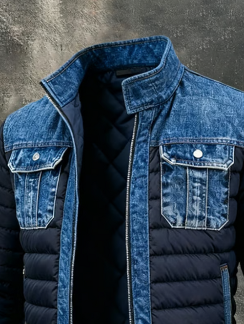 Yegor - Quilted Denim Hybrid Jacket
