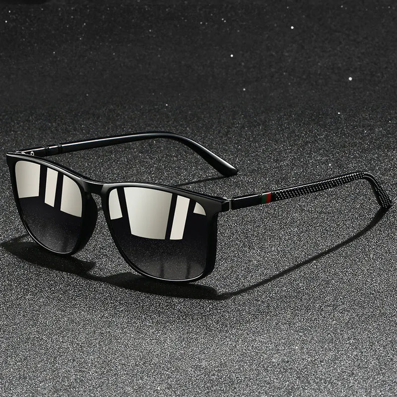 VeloraVision - Square-Frame Polarized UV Protection Sunglasses