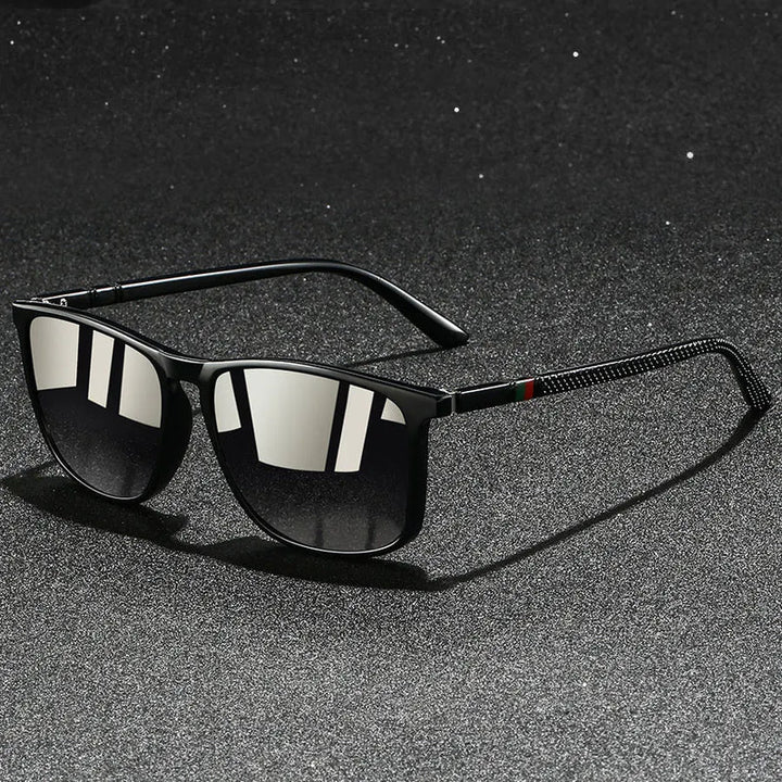 VeloraVision - Square-Frame Polarized UV Protection Sunglasses