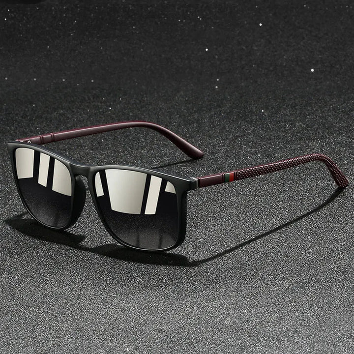 VeloraVision - Square-Frame Polarized UV Protection Sunglasses