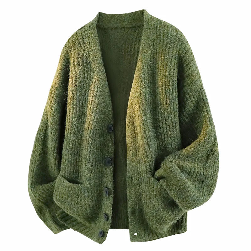 Soumaila - Relaxed V-Neck Cardigan