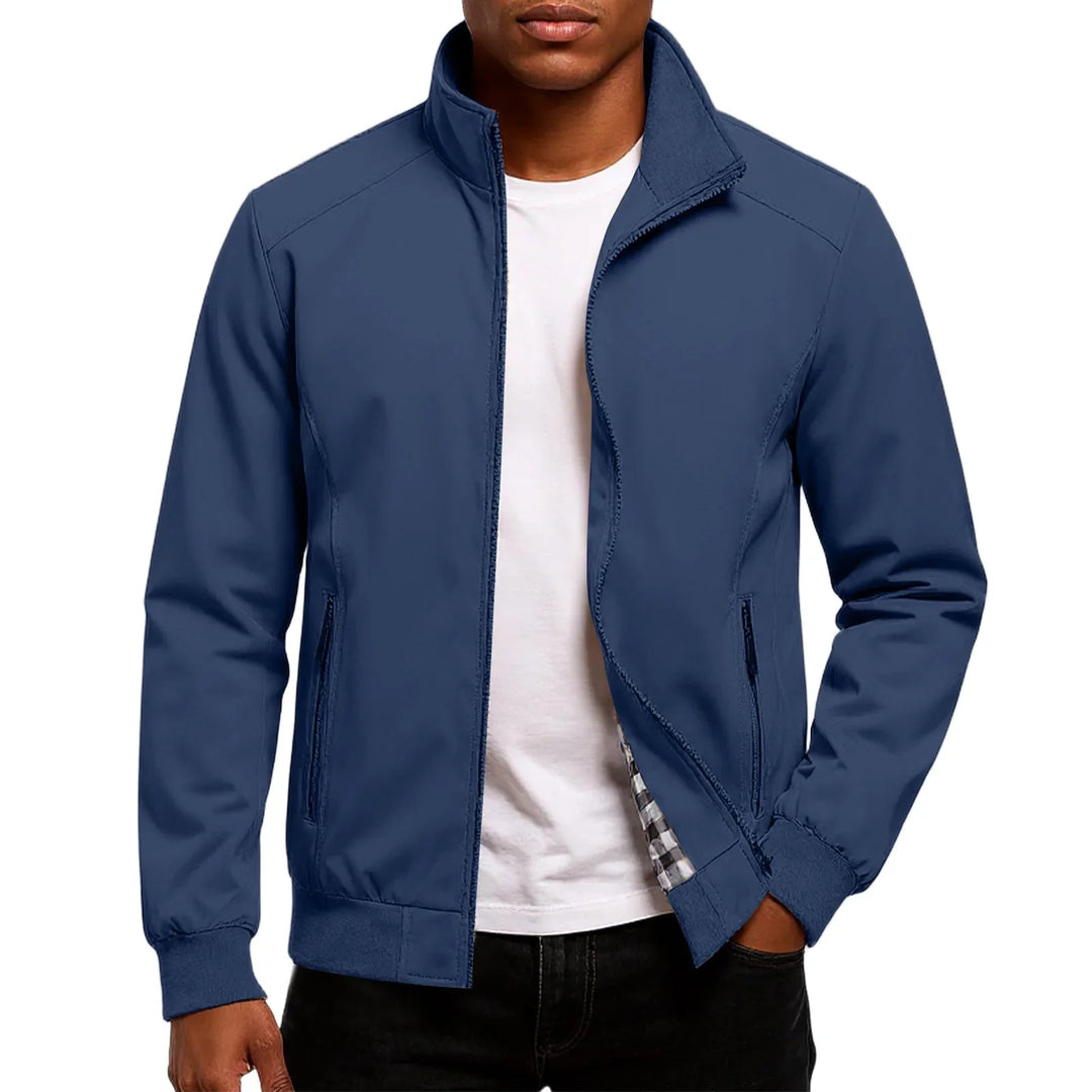 Zynkal - Bomber Jacket With Stand Collar