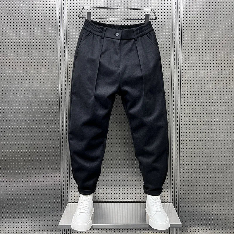 Lizandro - High Waist Pleated Tapered Trousers