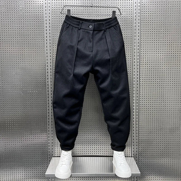 Lizandro - High Waist Pleated Tapered Trousers