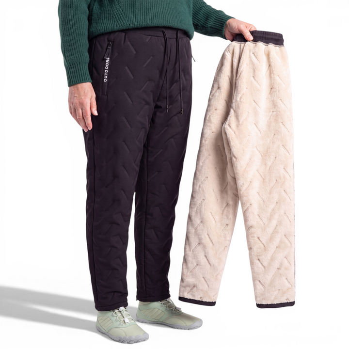 Aysun - Pants With Fleece Lining and Drawstring Waist