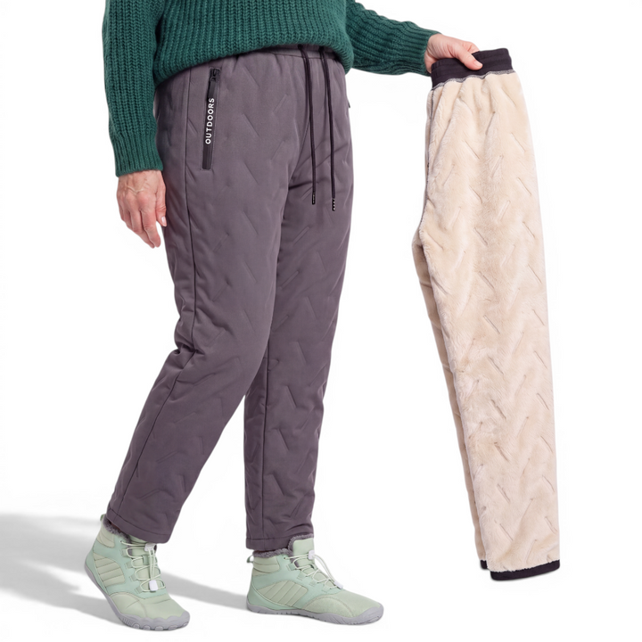 Aysun - Pants With Fleece Lining and Drawstring Waist