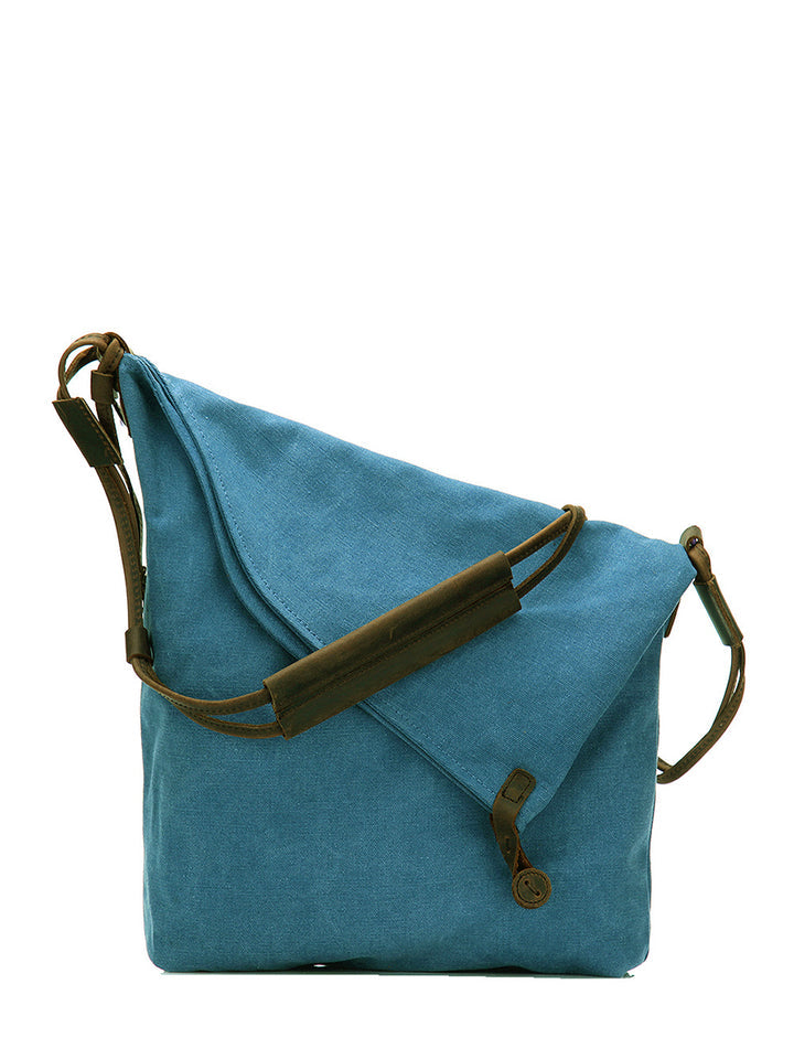 Liraine - Canvas And Leather Crossbody Bag