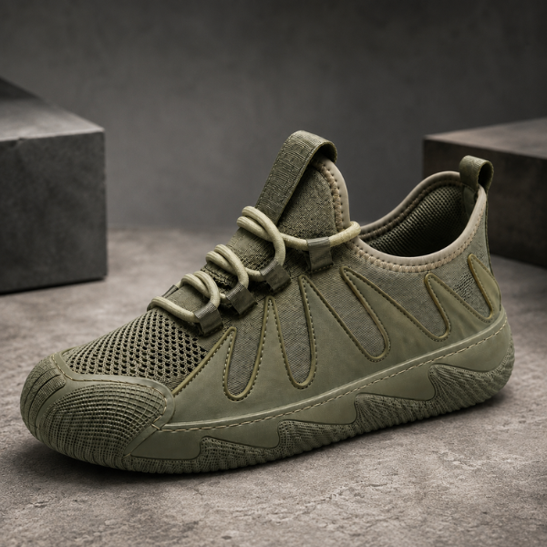 Linmark – Breathable Mesh Lace-Up Sneakers